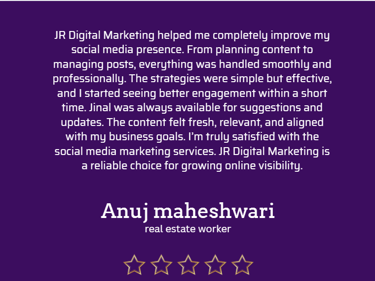 jr digital marketing feedback for content writing