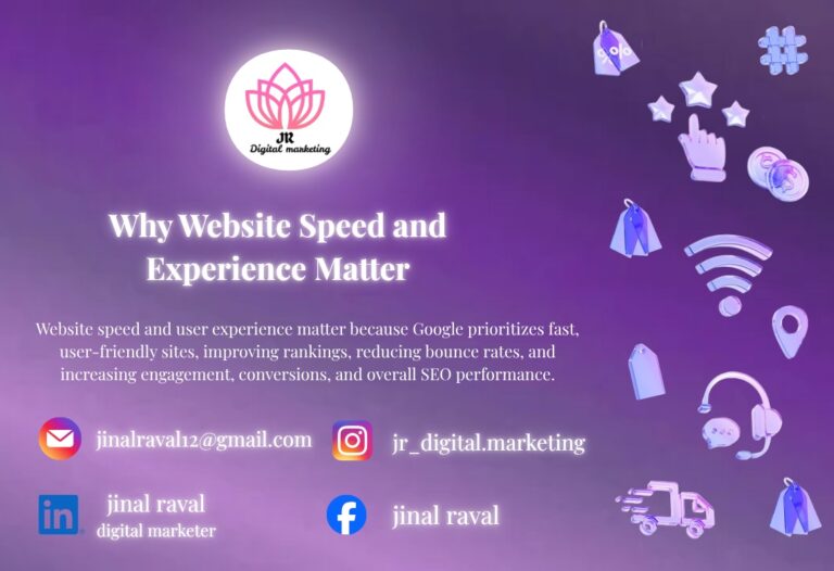 why website speed and experience matters